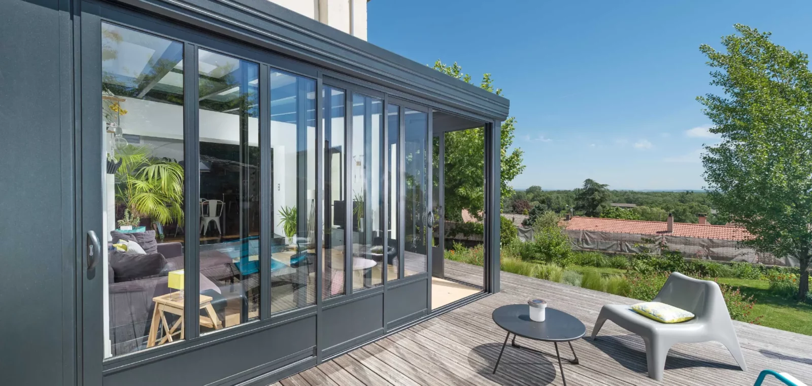 travaux de veranda sur mesure région lyonnaise à Neyron